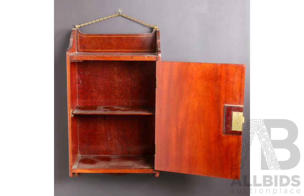 Late Edwardian Single Door Wall Cabinet