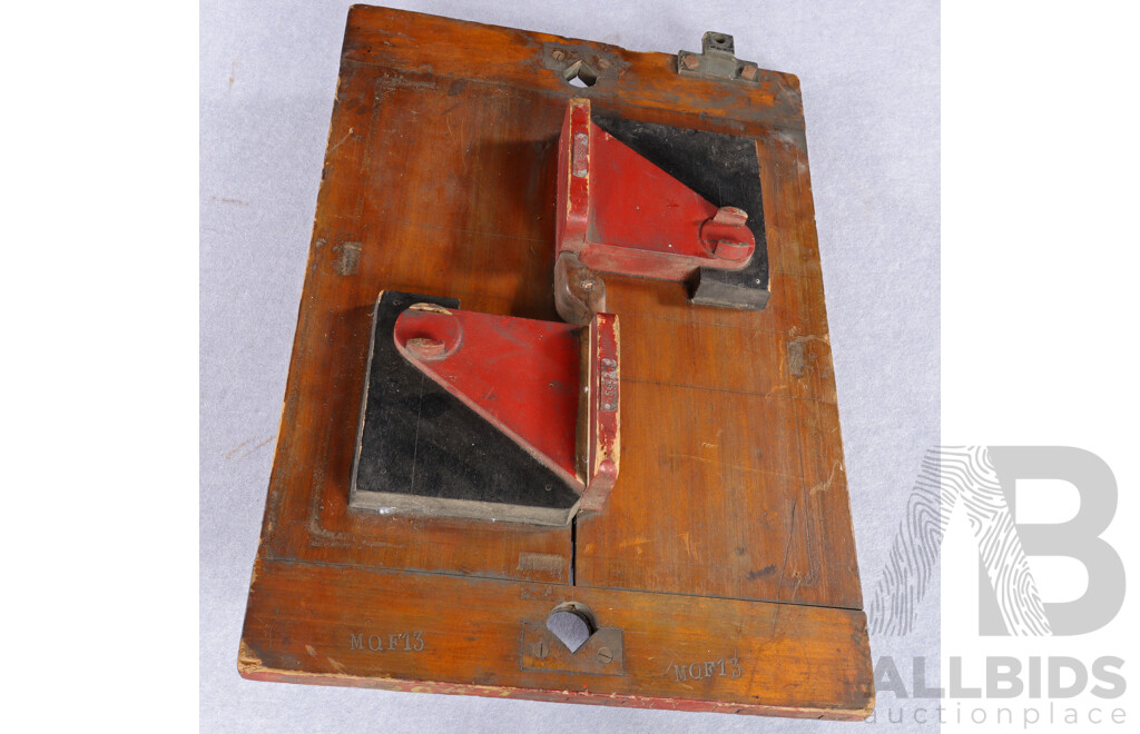 Pair of Vintage Industrial Train Molds