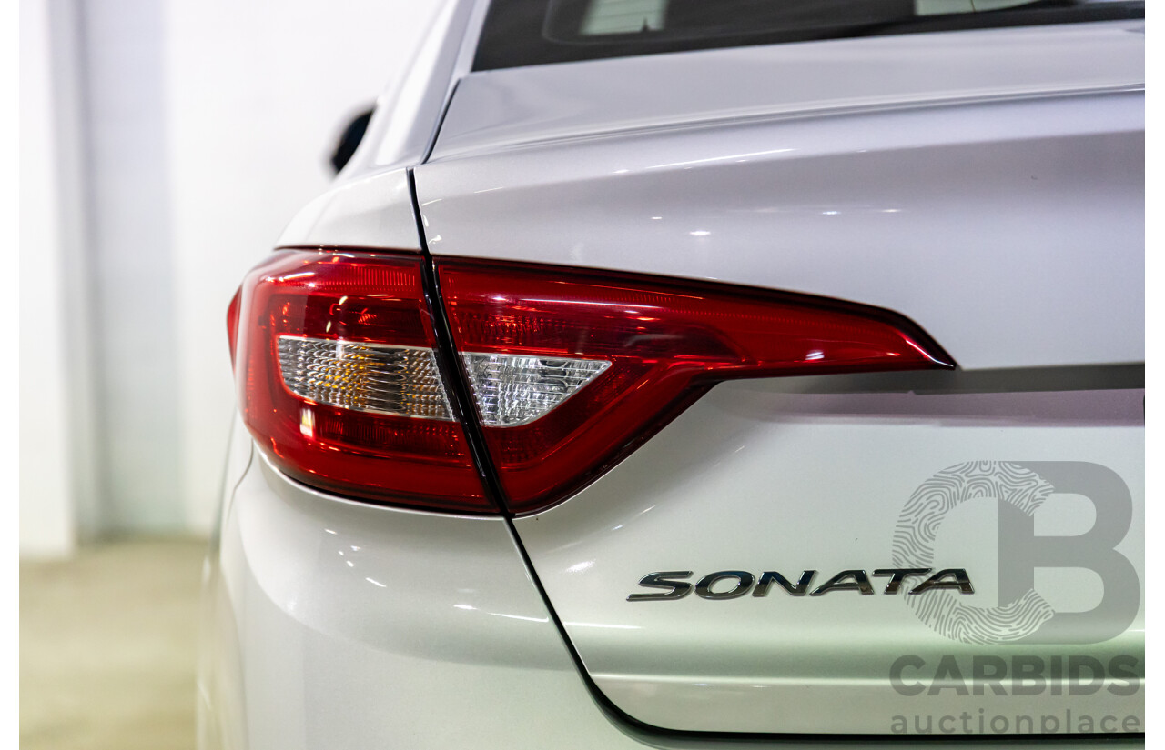 9/2015 Hyundai Sonata Premium LF MY 16 4d Sedan Platinum Silver Turbo 2.0L