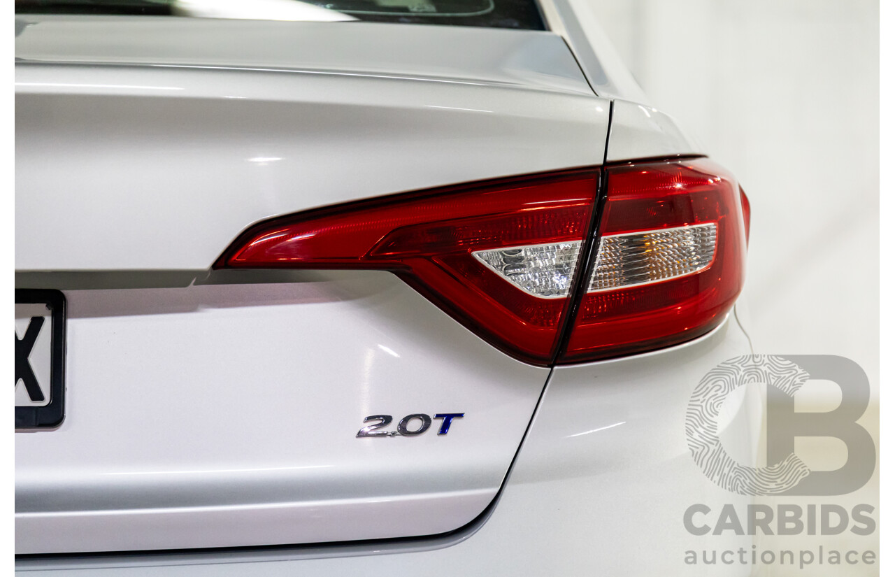 9/2015 Hyundai Sonata Premium LF MY 16 4d Sedan Platinum Silver Turbo 2.0L