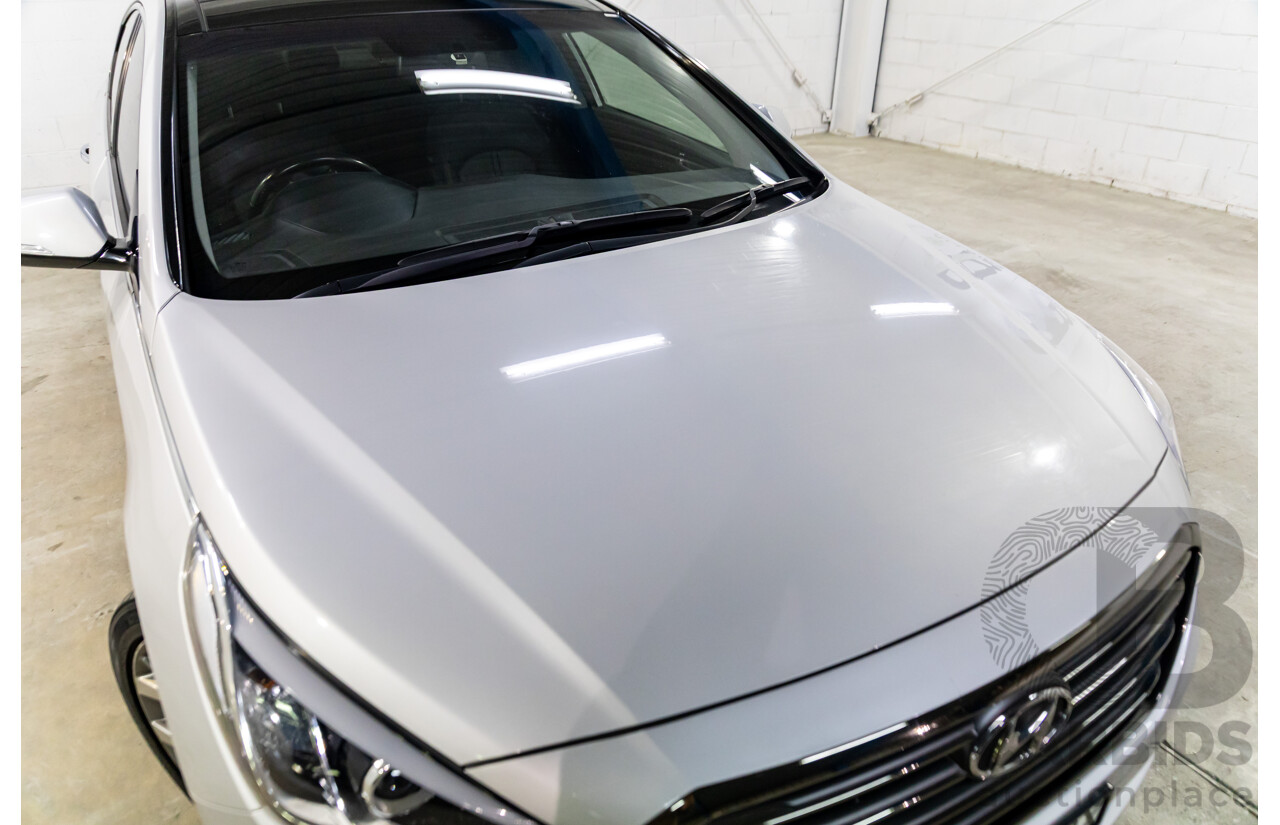 9/2015 Hyundai Sonata Premium LF MY 16 4d Sedan Platinum Silver Turbo 2.0L