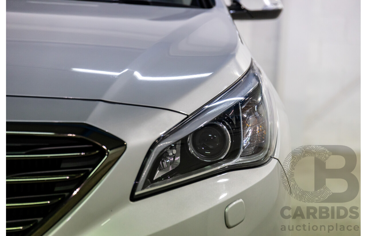 9/2015 Hyundai Sonata Premium LF MY 16 4d Sedan Platinum Silver Turbo 2.0L