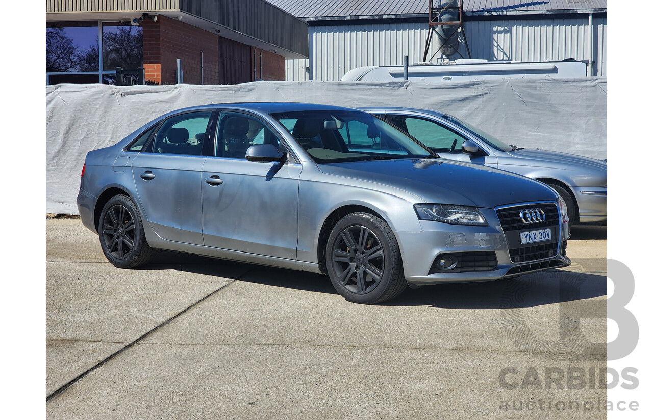 2/2011 Audi A4 2.0 TFSI B8 (8K) MY11 4d Sedan Silver 2.0L