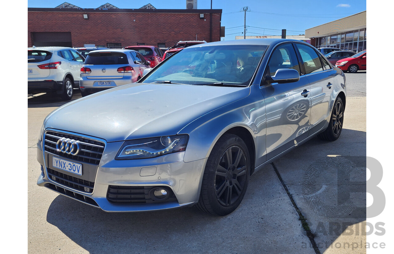 2/2011 Audi A4 2.0 TFSI B8 (8K) MY11 4d Sedan Silver 2.0L