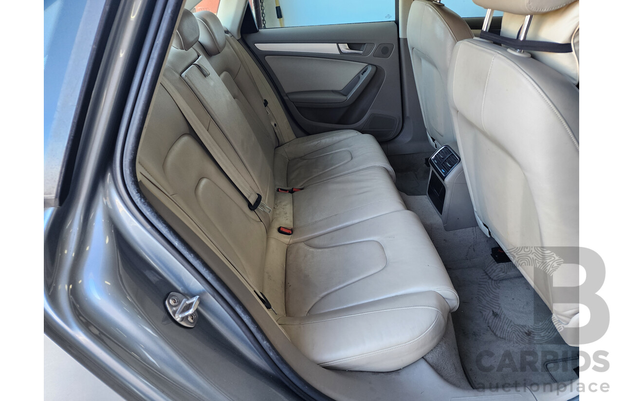 2/2011 Audi A4 2.0 TFSI B8 (8K) MY11 4d Sedan Silver 2.0L