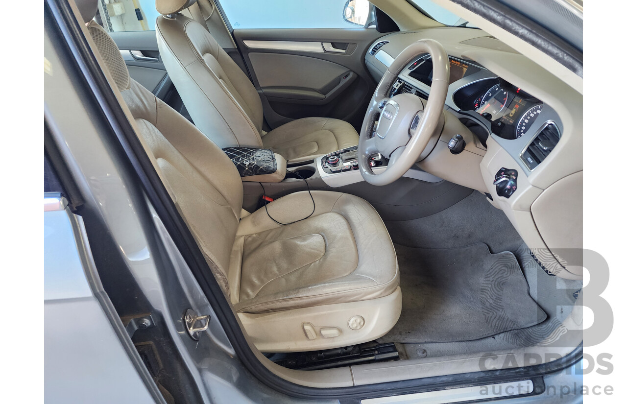 2/2011 Audi A4 2.0 TFSI B8 (8K) MY11 4d Sedan Silver 2.0L