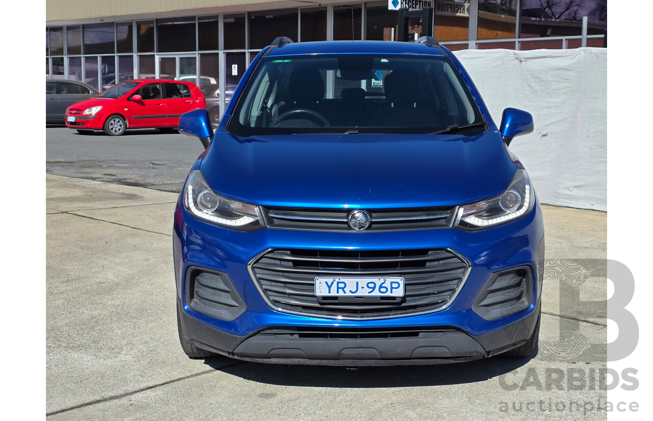 06/2017 Holden Trax LS Turbo TJ MY17 4D Wagon Blue 1.4L