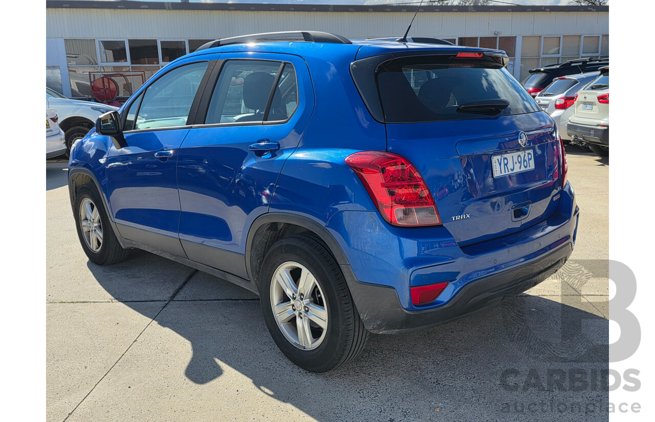 06/2017 Holden Trax LS Turbo TJ MY17 4D Wagon Blue 1.4L
