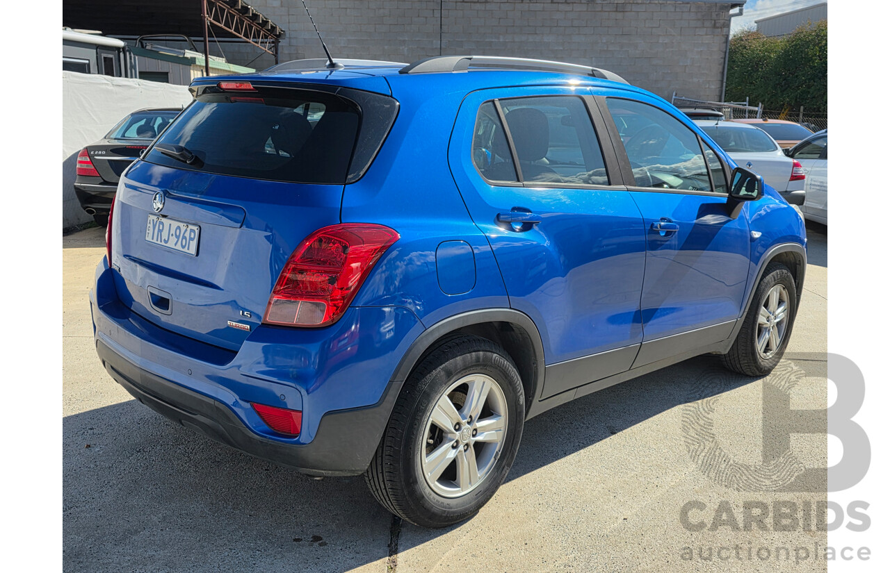 06/2017 Holden Trax LS Turbo TJ MY17 4D Wagon Blue 1.4L