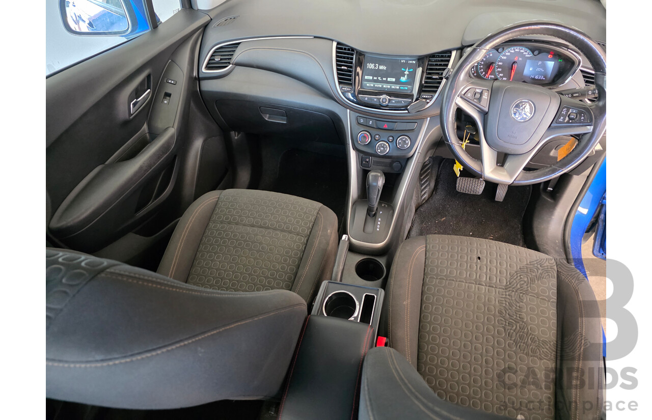 06/2017 Holden Trax LS Turbo TJ MY17 4D Wagon Blue 1.4L