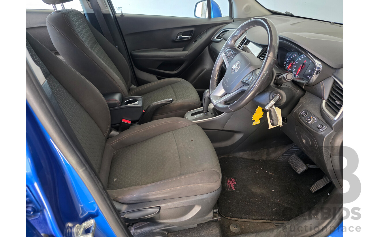 06/2017 Holden Trax LS Turbo TJ MY17 4D Wagon Blue 1.4L