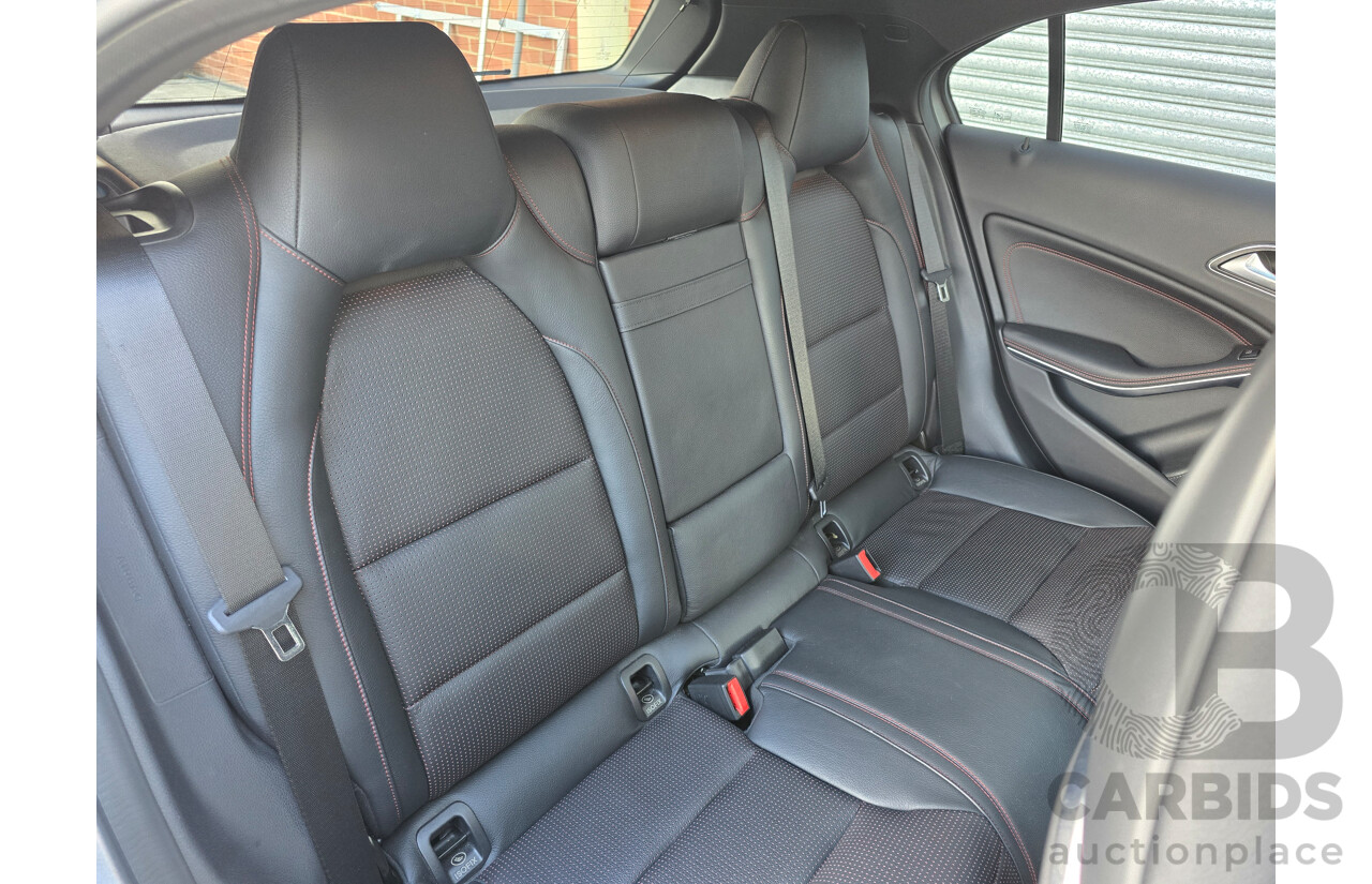 07/2015 Mercedes Benz A45 AMG (AWD) 176 MY15 5d Hatchback Mountain Grey Metallic Turbo 2.0L