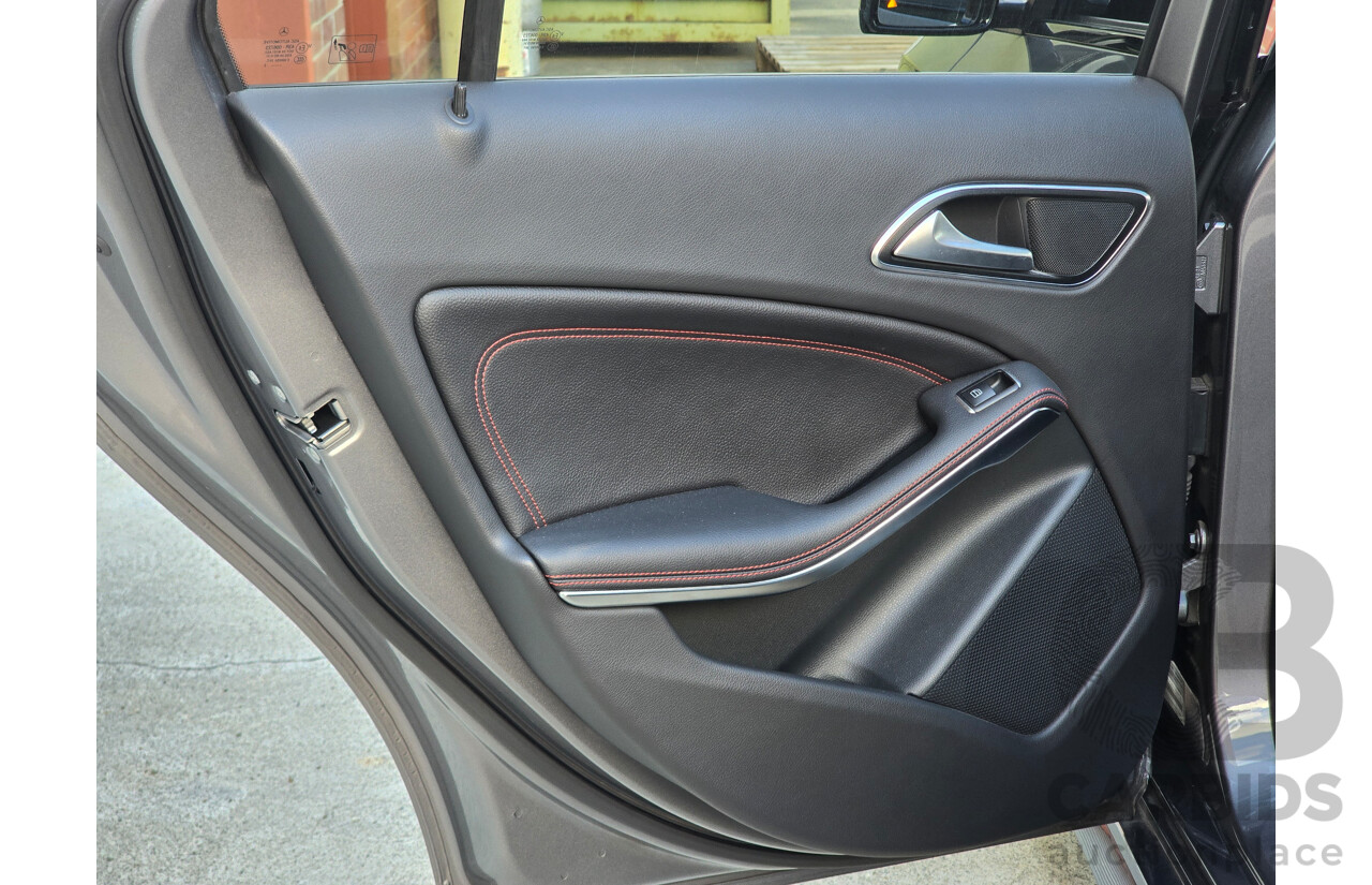07/2015 Mercedes Benz A45 AMG (AWD) 176 MY15 5d Hatchback Mountain Grey Metallic Turbo 2.0L