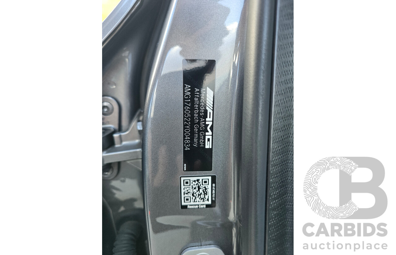 07/2015 Mercedes Benz A45 AMG (AWD) 176 MY15 5d Hatchback Mountain Grey Metallic Turbo 2.0L