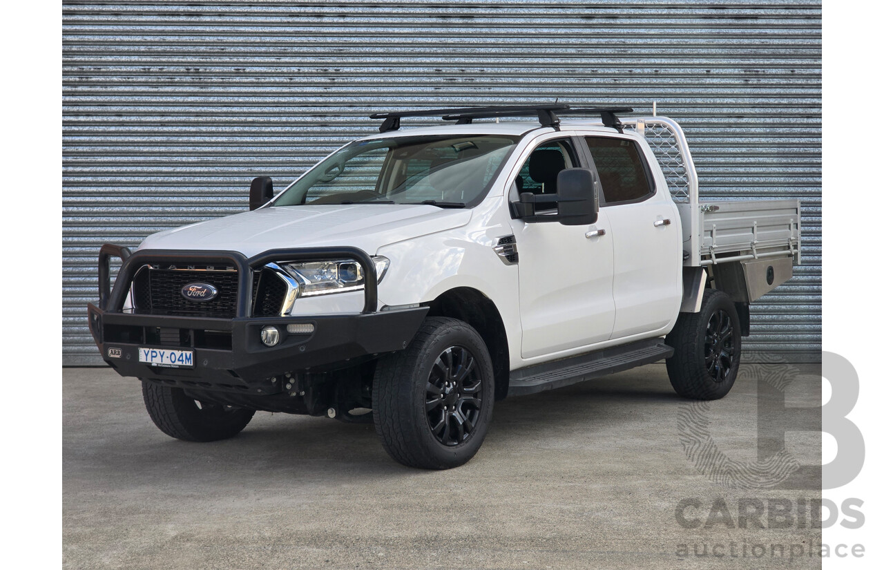 04/2022 Ford Ranger XLT (4x4) PX MkIII MY21.75 4d Dual Cab Arctic White Twin Turbo Diesel 2.0L