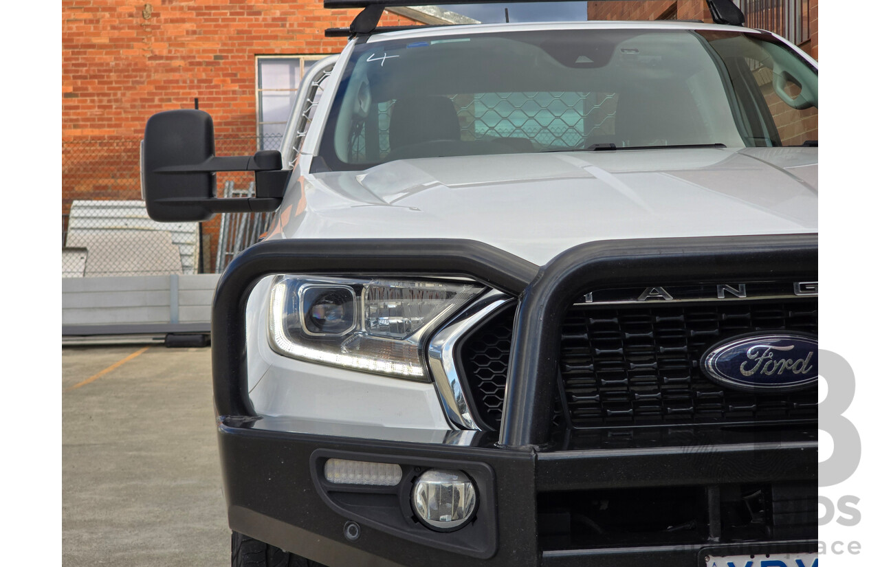 04/2022 Ford Ranger XLT (4x4) PX MkIII MY21.75 4d Dual Cab Arctic White Twin Turbo Diesel 2.0L