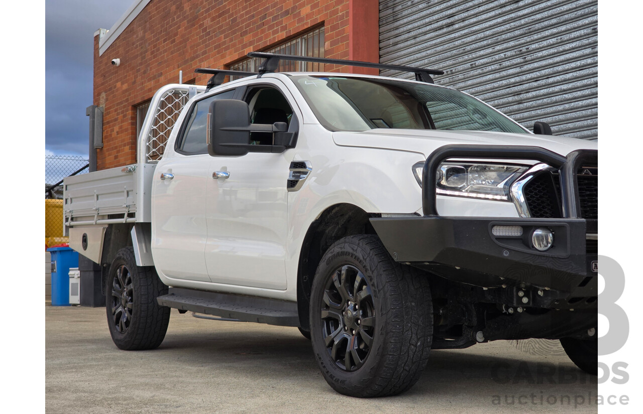 04/2022 Ford Ranger XLT (4x4) PX MkIII MY21.75 4d Dual Cab Arctic White Twin Turbo Diesel 2.0L