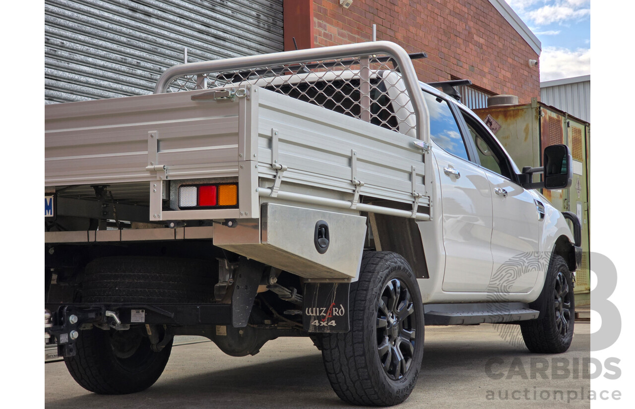 04/2022 Ford Ranger XLT (4x4) PX MkIII MY21.75 4d Dual Cab Arctic White Twin Turbo Diesel 2.0L