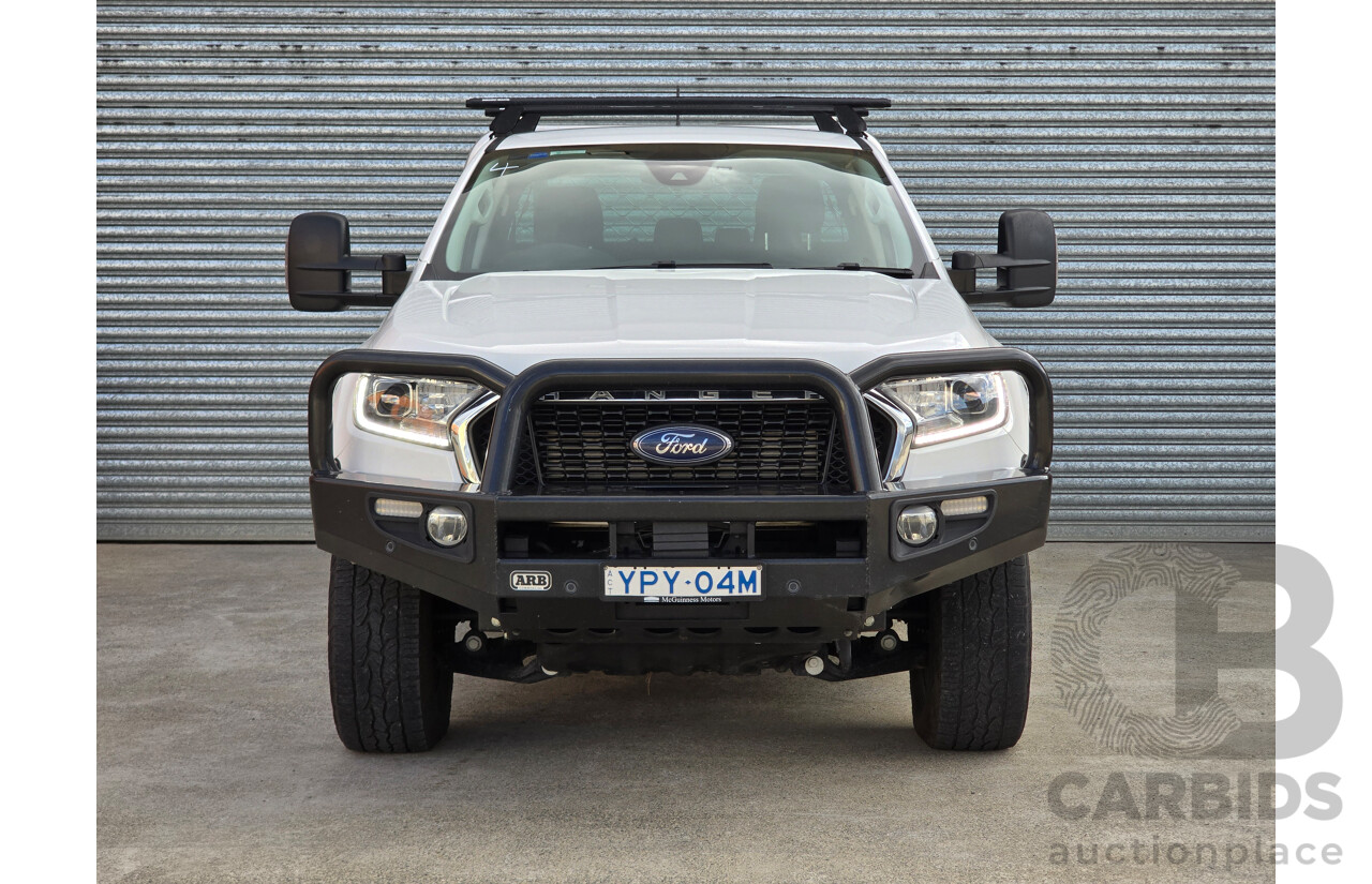 04/2022 Ford Ranger XLT (4x4) PX MkIII MY21.75 4d Dual Cab Arctic White Twin Turbo Diesel 2.0L