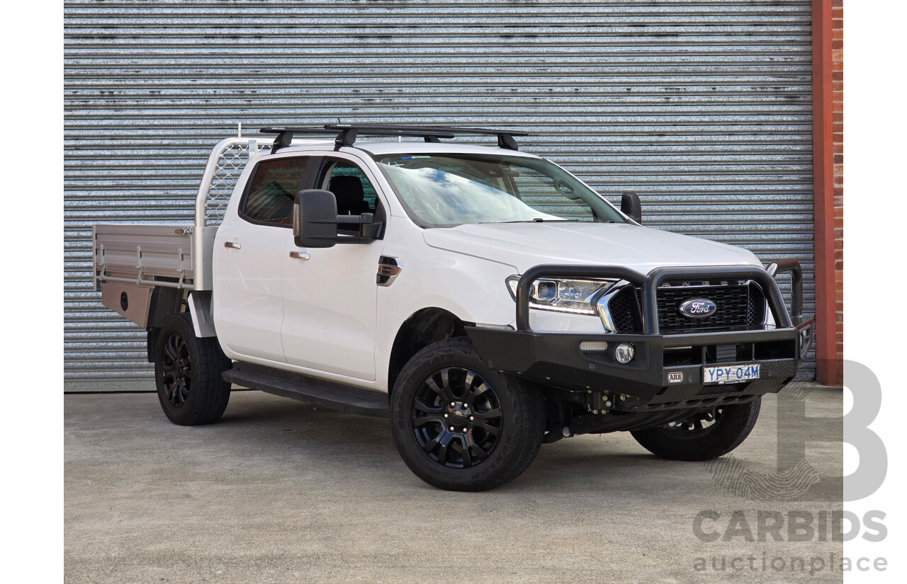 04/2022 Ford Ranger XLT (4x4) PX MkIII MY21.75 4d Dual Cab Arctic White Twin Turbo Diesel 2.0L