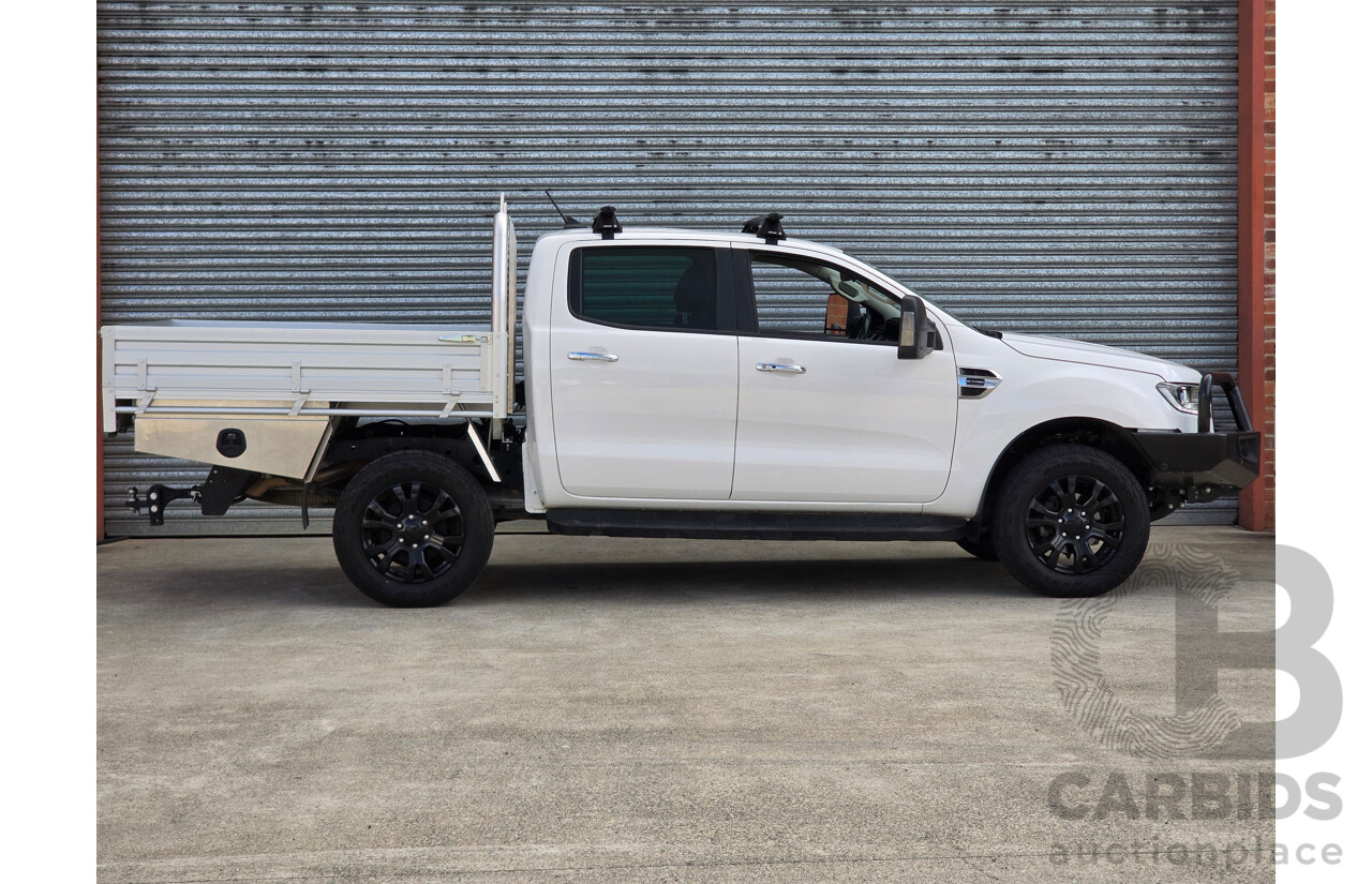 04/2022 Ford Ranger XLT (4x4) PX MkIII MY21.75 4d Dual Cab Arctic White Twin Turbo Diesel 2.0L