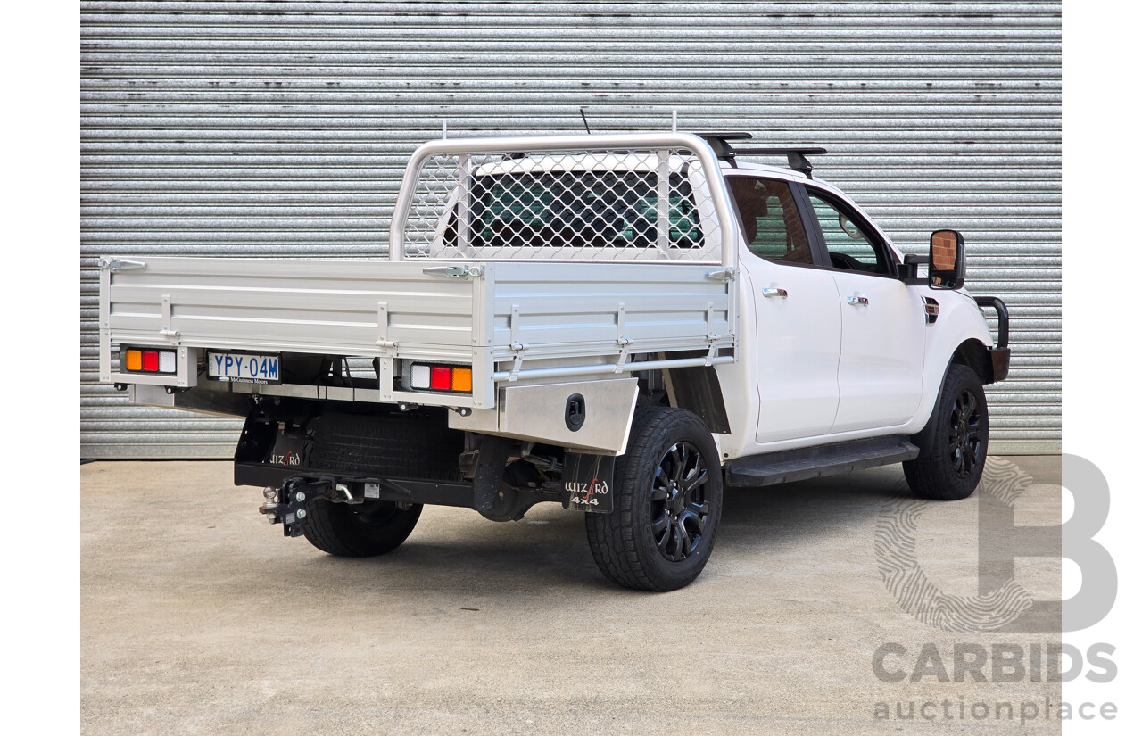 04/2022 Ford Ranger XLT (4x4) PX MkIII MY21.75 4d Dual Cab Arctic White Twin Turbo Diesel 2.0L