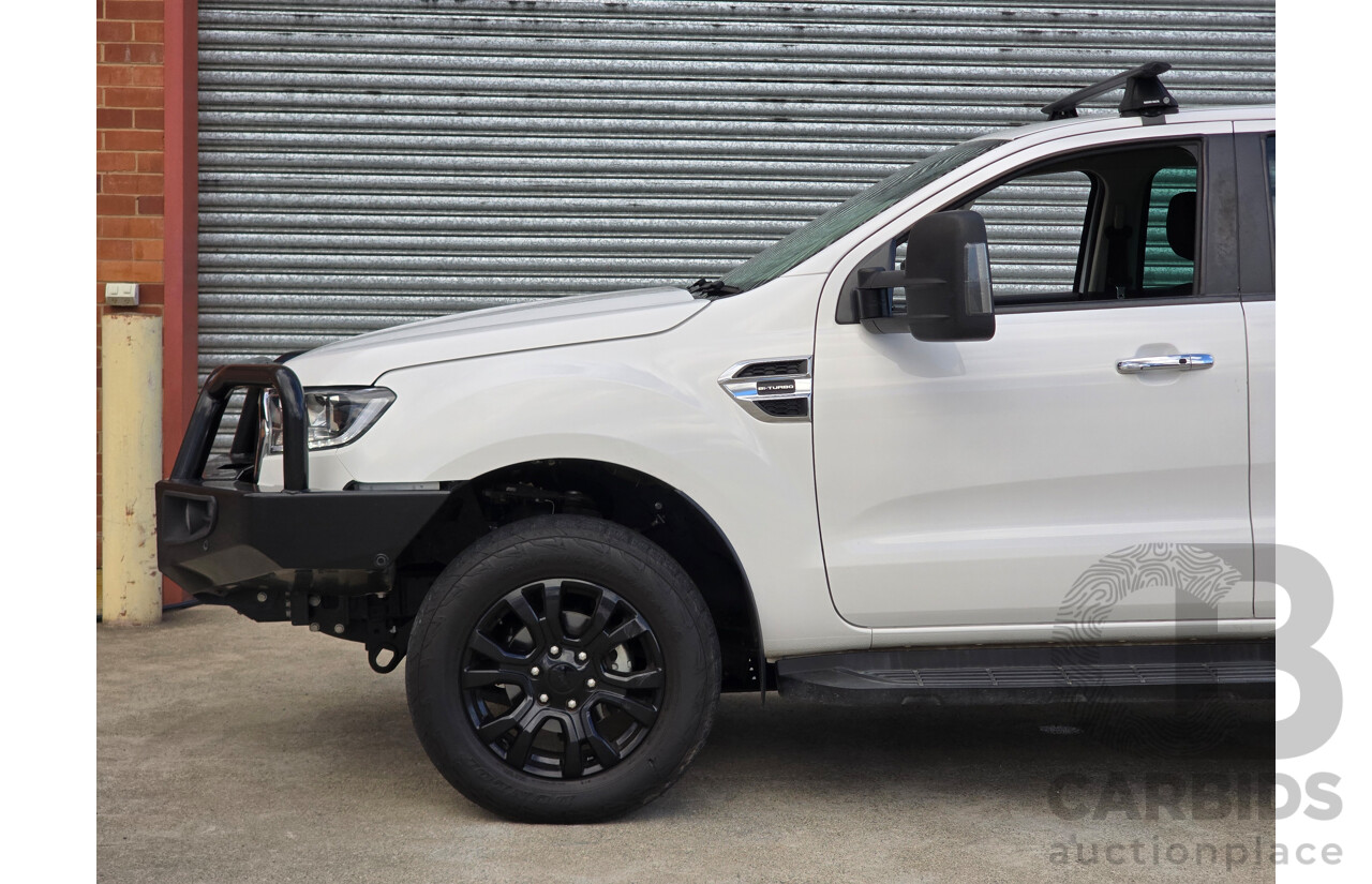 04/2022 Ford Ranger XLT (4x4) PX MkIII MY21.75 4d Dual Cab Arctic White Twin Turbo Diesel 2.0L