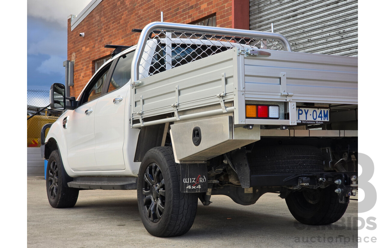04/2022 Ford Ranger XLT (4x4) PX MkIII MY21.75 4d Dual Cab Arctic White Twin Turbo Diesel 2.0L