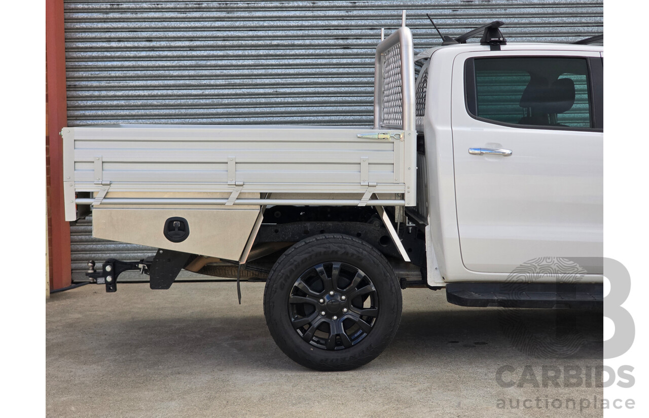 04/2022 Ford Ranger XLT (4x4) PX MkIII MY21.75 4d Dual Cab Arctic White Twin Turbo Diesel 2.0L