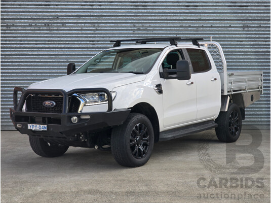 04/2022 Ford Ranger XLT (4x4) PX MkIII MY21.75 4d Dual Cab Arctic White Twin Turbo Diesel 2.0L
