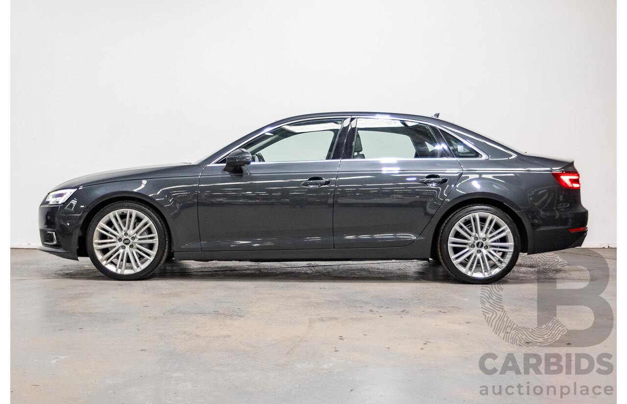 07/2016 Audi A4 2.0 TDI Quattro S-tronic Sport (AWD) F4 (B9) 4D Sedan Grey Turbo Diesel 2.0L