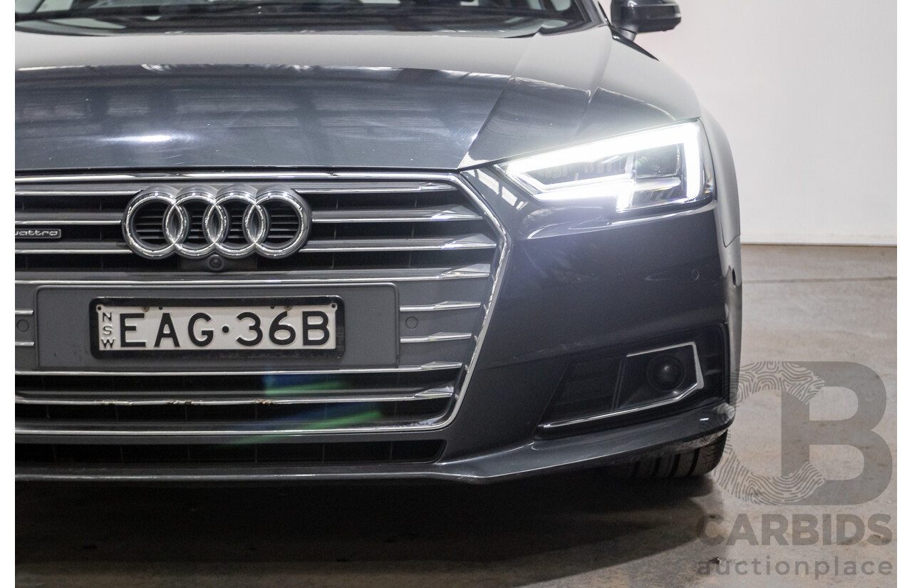 07/2016 Audi A4 2.0 TDI Quattro S-tronic Sport (AWD) F4 (B9) 4D Sedan Grey Turbo Diesel 2.0L