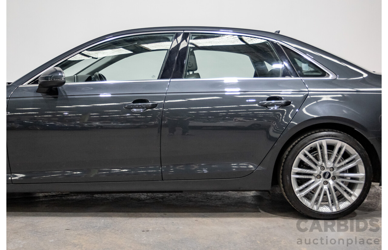 07/2016 Audi A4 2.0 TDI Quattro S-tronic Sport (AWD) F4 (B9) 4D Sedan Grey Turbo Diesel 2.0L