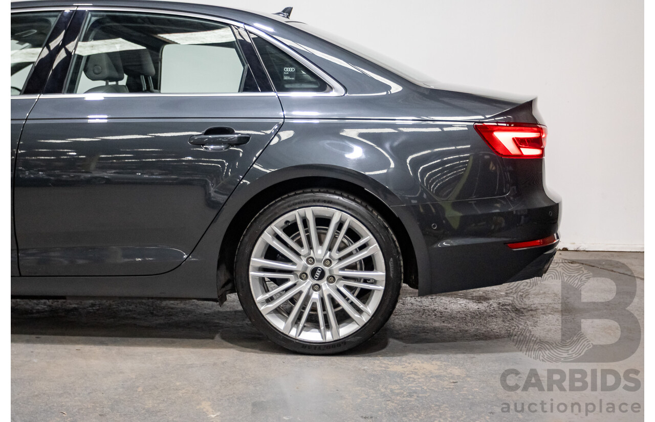 07/2016 Audi A4 2.0 TDI Quattro S-tronic Sport (AWD) F4 (B9) 4D Sedan Grey Turbo Diesel 2.0L