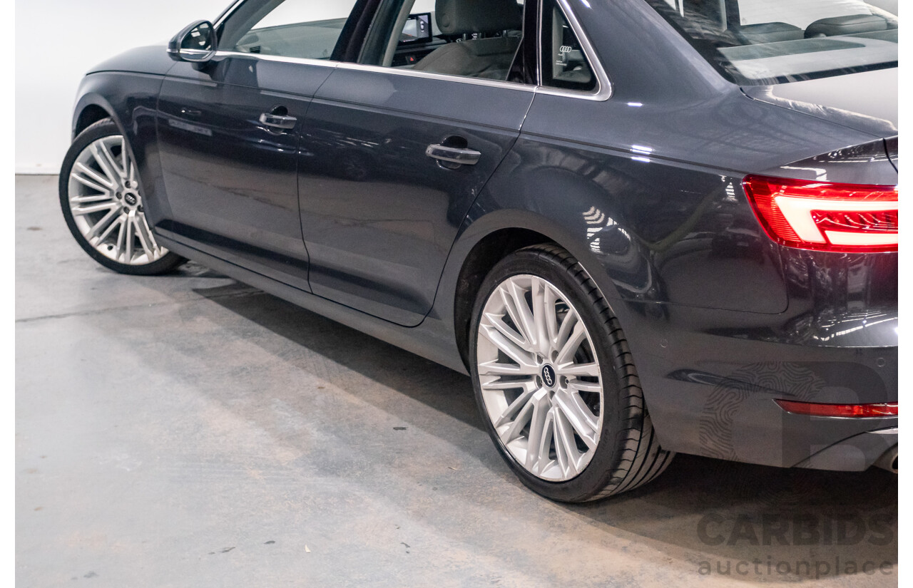 07/2016 Audi A4 2.0 TDI Quattro S-tronic Sport (AWD) F4 (B9) 4D Sedan Grey Turbo Diesel 2.0L