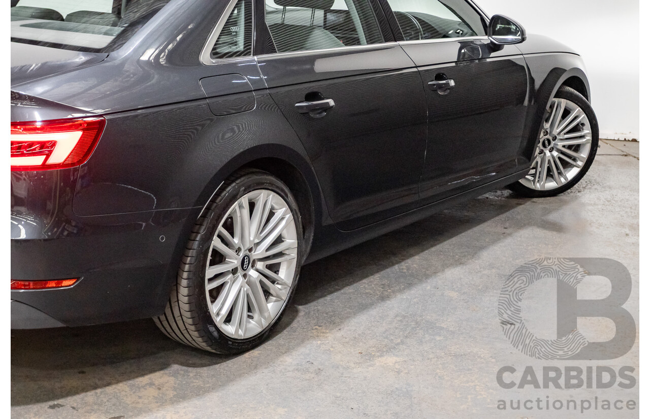 07/2016 Audi A4 2.0 TDI Quattro S-tronic Sport (AWD) F4 (B9) 4D Sedan Grey Turbo Diesel 2.0L