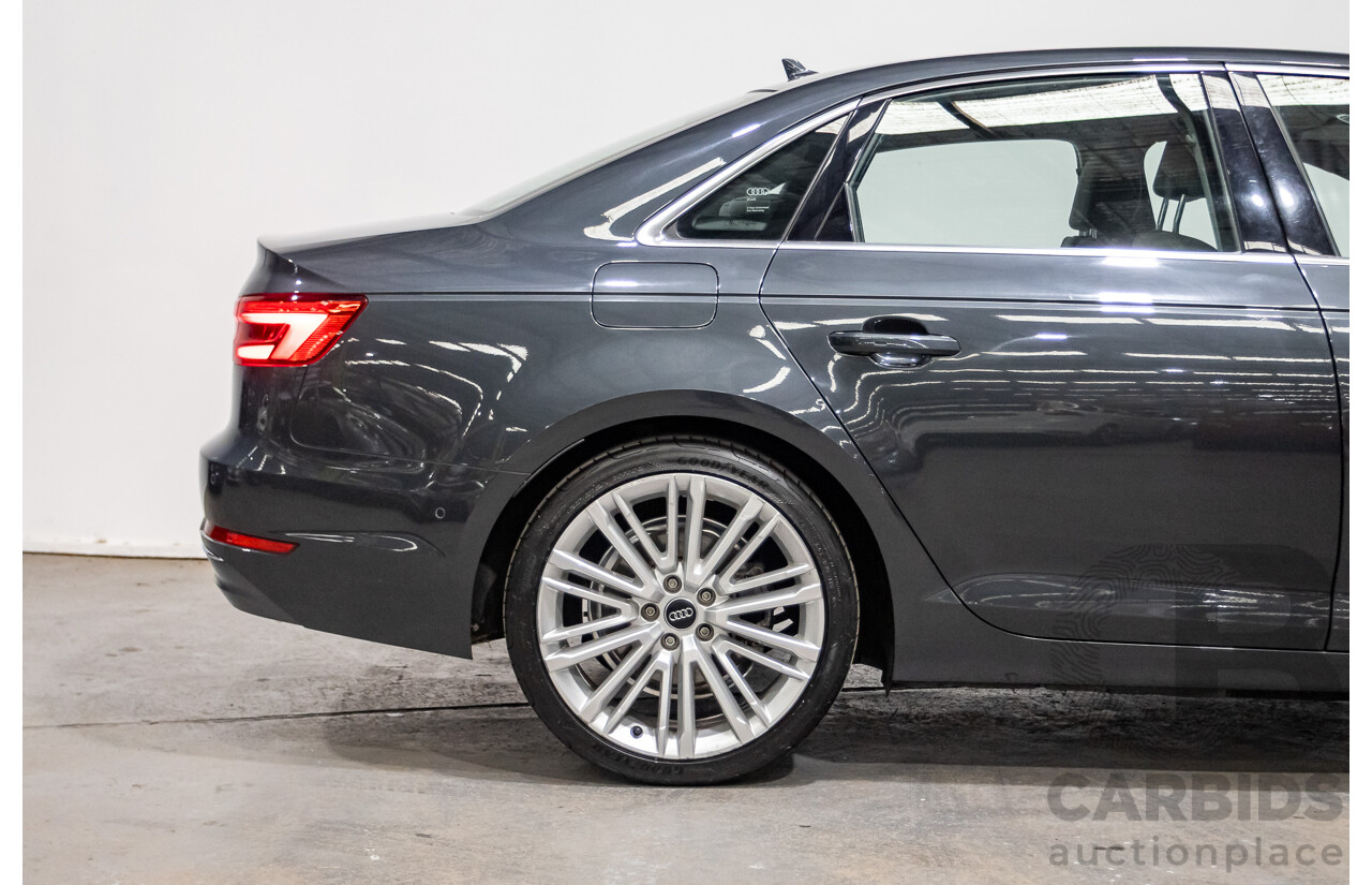 07/2016 Audi A4 2.0 TDI Quattro S-tronic Sport (AWD) F4 (B9) 4D Sedan Grey Turbo Diesel 2.0L