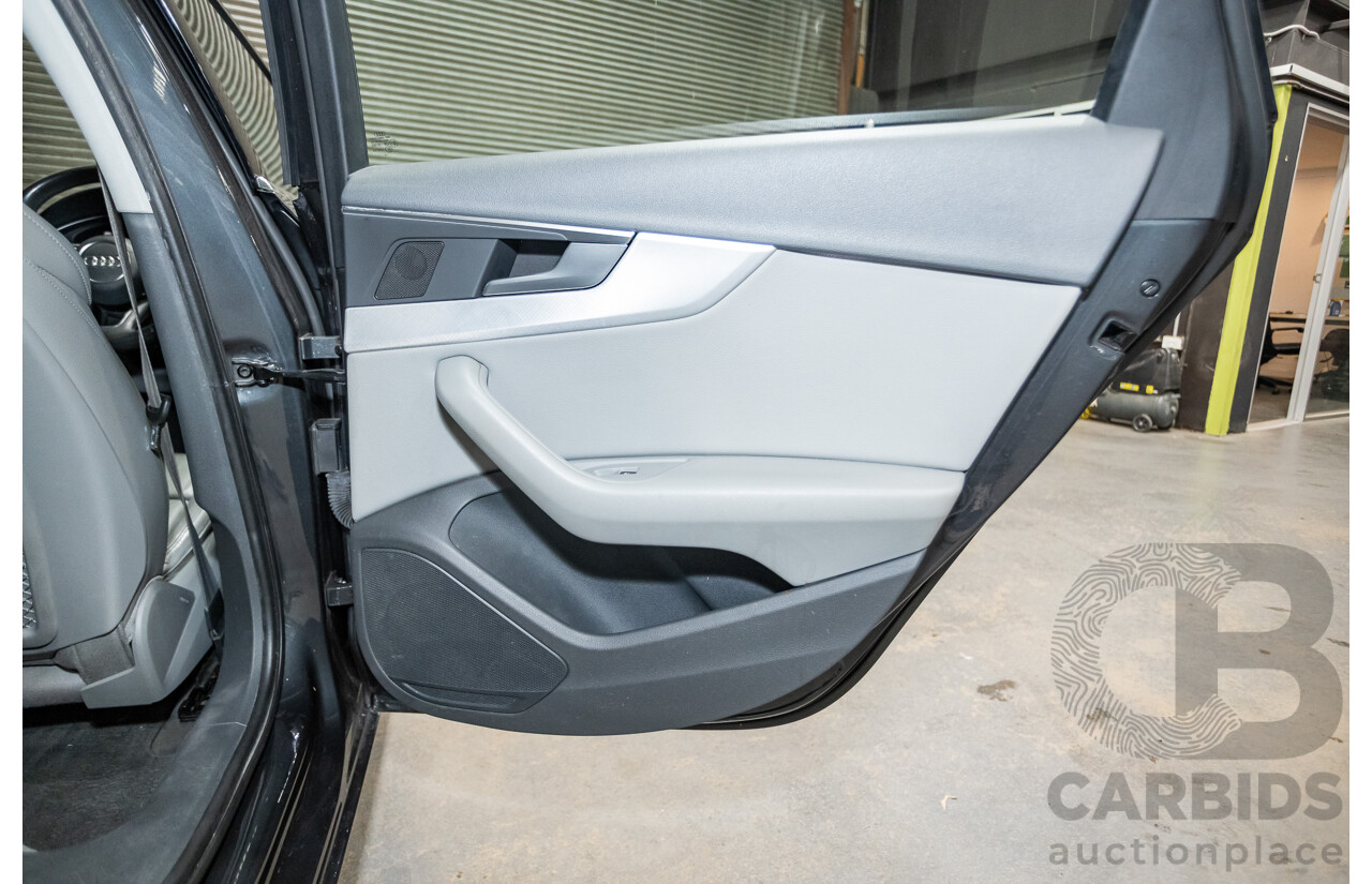 07/2016 Audi A4 2.0 TDI Quattro S-tronic Sport (AWD) F4 (B9) 4D Sedan Grey Turbo Diesel 2.0L