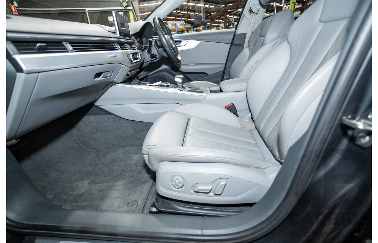 07/2016 Audi A4 2.0 TDI Quattro S-tronic Sport (AWD) F4 (B9) 4D Sedan Grey Turbo Diesel 2.0L