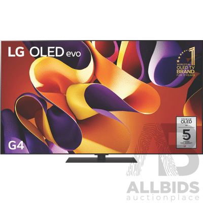 LG (OLED55G4PSA) 55" OLED EVO G4 4K Smart TV 24 - Brand New