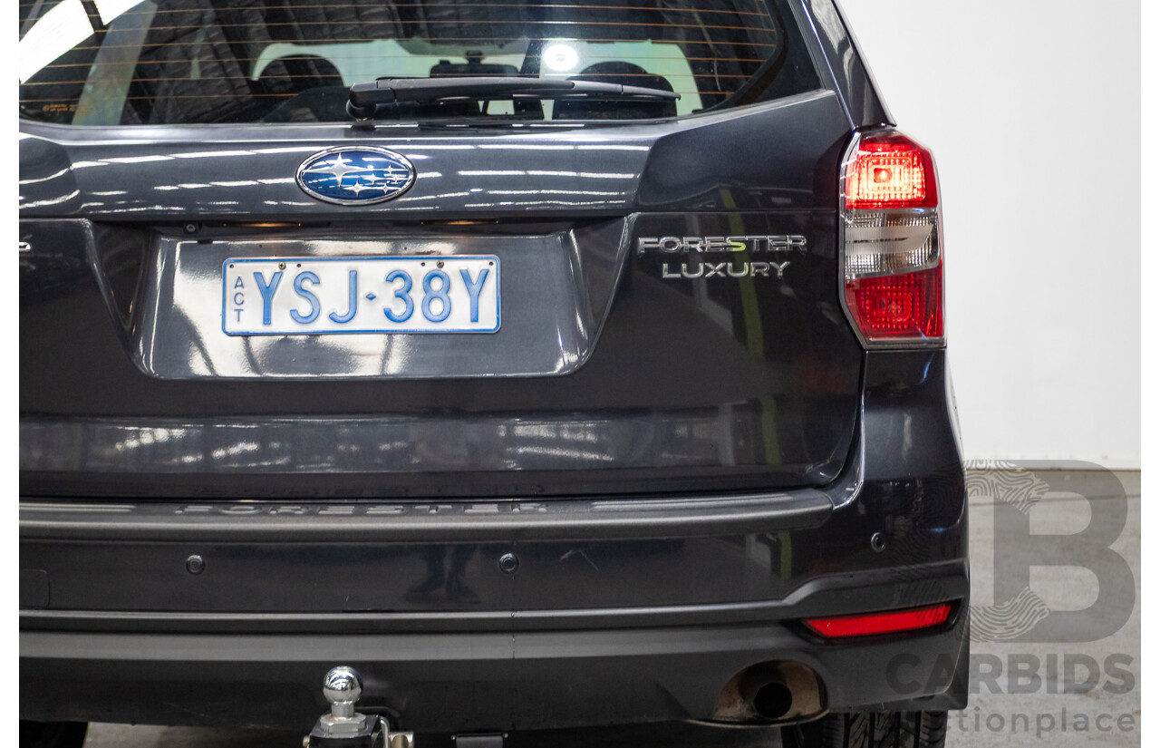 7/2014 Subaru Forester 2.5i Luxury Limited Edition MY14 4d Wagon Dark Grey Metallic 2.5L