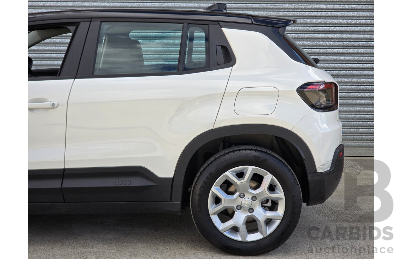 09/2024 Jeep Avenger Limited JJ MY24 4d Wagon Snow White with Volcano Black Roof Dedicated Electric EV 115kw