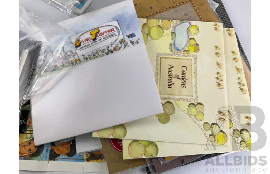 Collection of Approximately Seventy First Day Covers and Stamp Packs Including Bicentennial, 2003 Rugby, Celebration & Nation and More