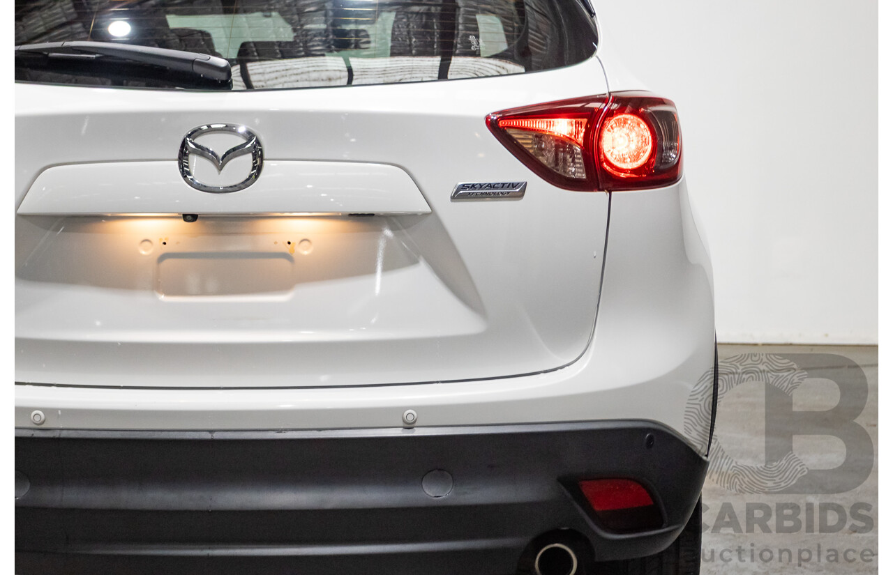 6/2014 Mazda CX-5 Grand Tourer (AWD) MY13 Upgrade 4d Wagon White Turbo Diesel 2.2L