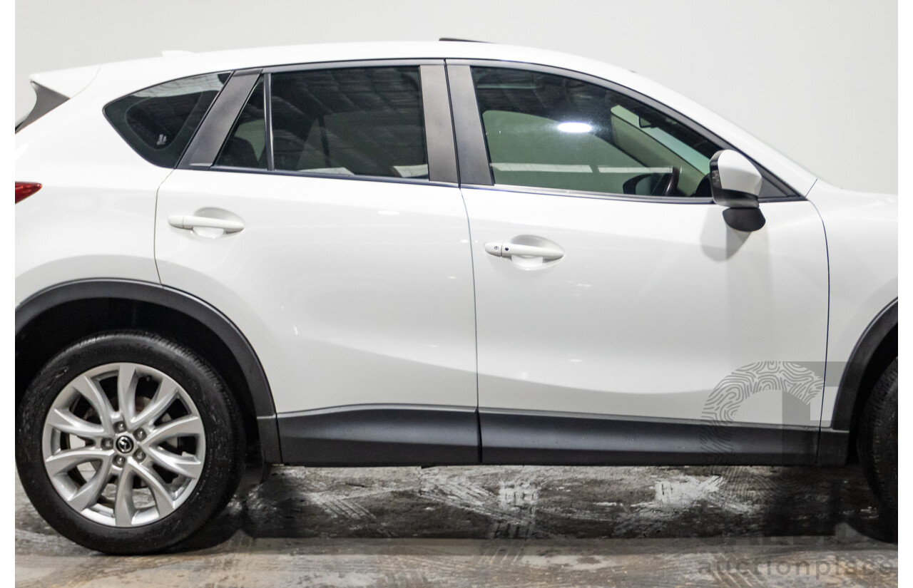 6/2014 Mazda CX-5 Grand Tourer (AWD) MY13 Upgrade 4d Wagon White Turbo Diesel 2.2L