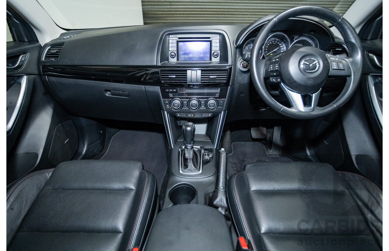 6/2014 Mazda CX-5 Grand Tourer (AWD) MY13 Upgrade 4d Wagon White Turbo Diesel 2.2L