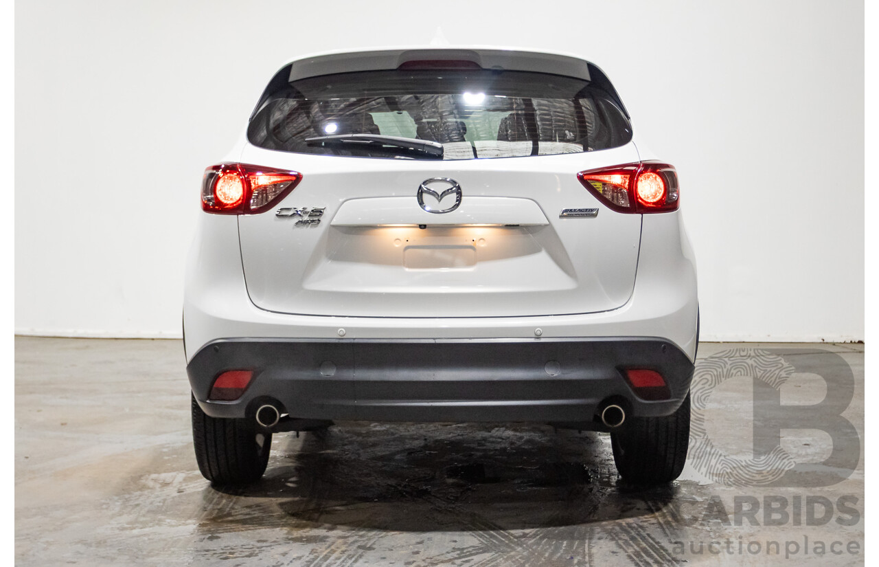6/2014 Mazda CX-5 Grand Tourer (AWD) MY13 Upgrade 4d Wagon White Turbo Diesel 2.2L