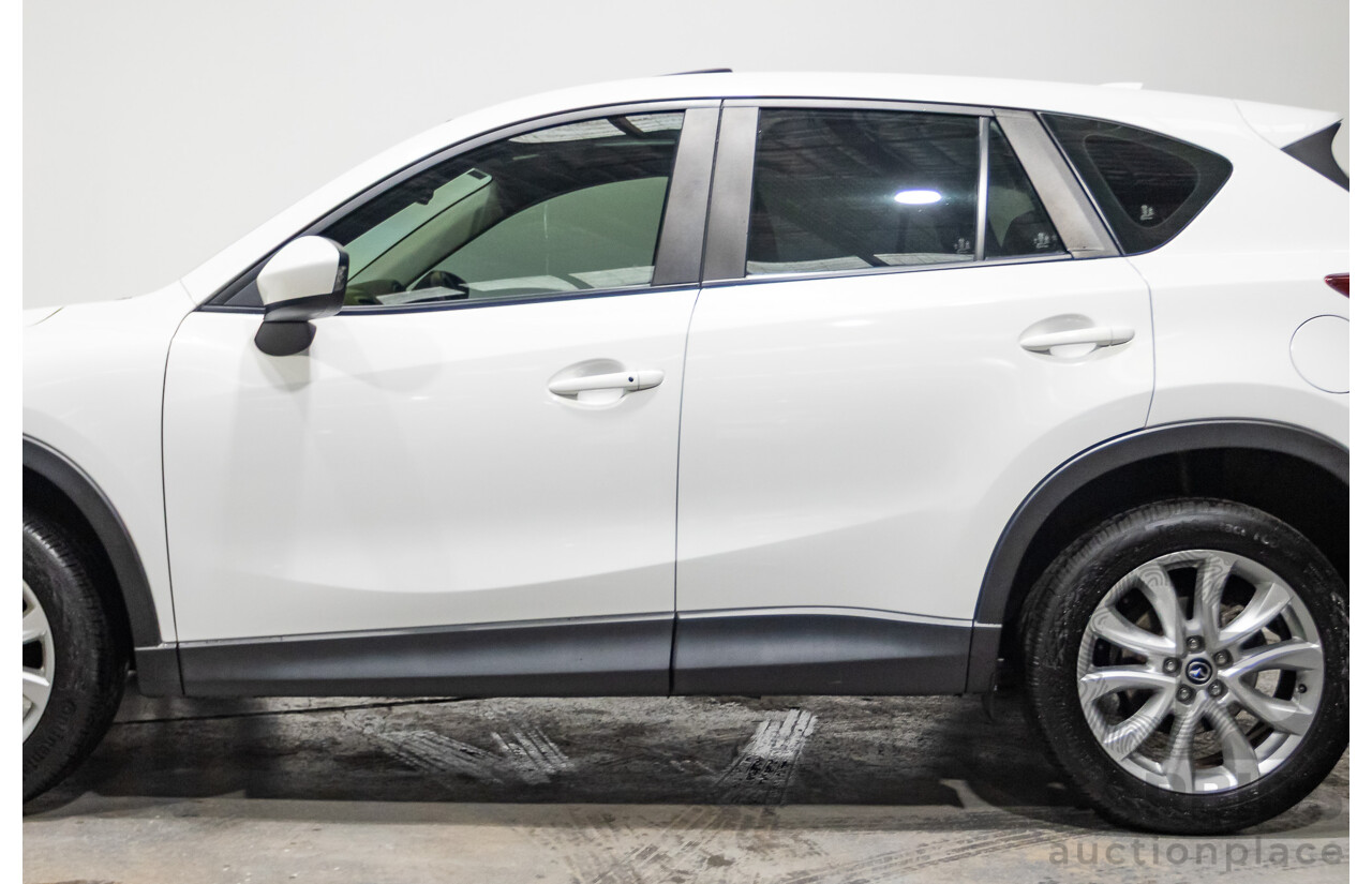 6/2014 Mazda CX-5 Grand Tourer (AWD) MY13 Upgrade 4d Wagon White Turbo Diesel 2.2L