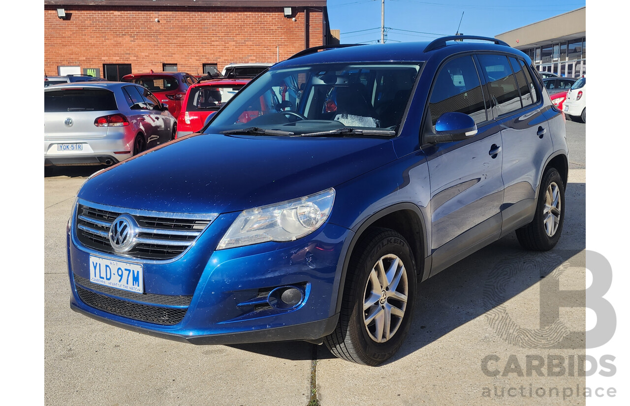 7/2010 Volkswagen Tiguan 103 TDI 5NC MY10 4d Wagon Blue 2.0L