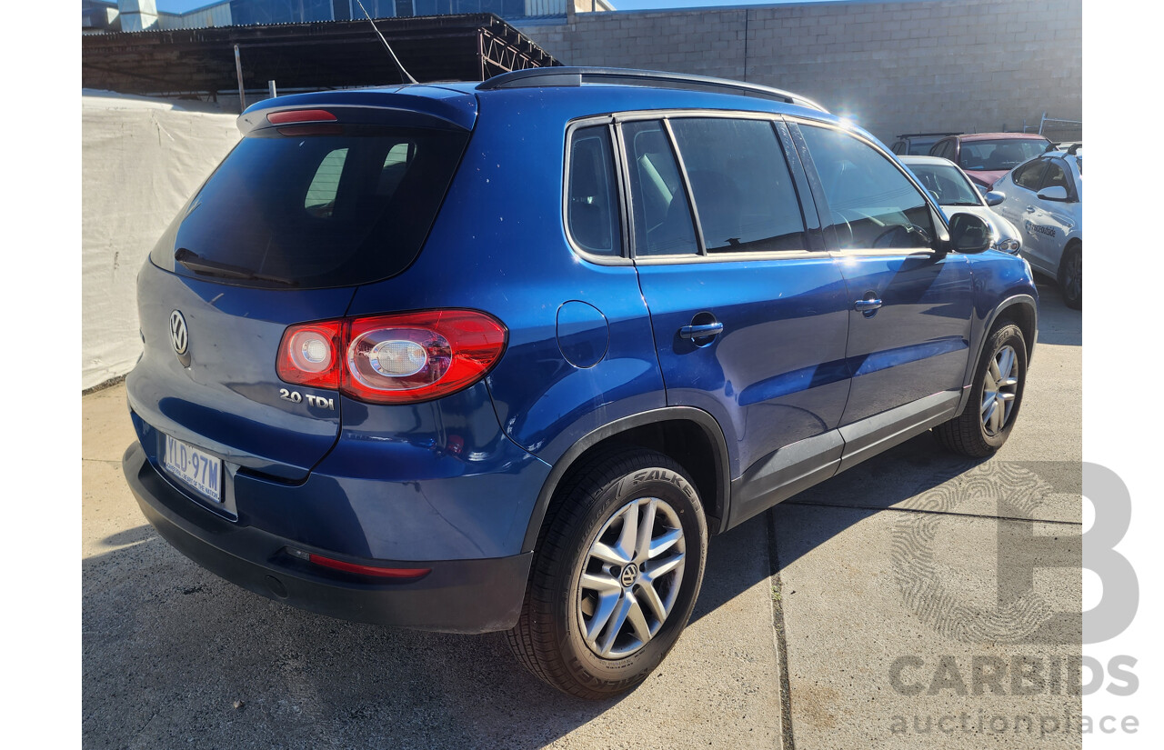 7/2010 Volkswagen Tiguan 103 TDI 5NC MY10 4d Wagon Blue 2.0L